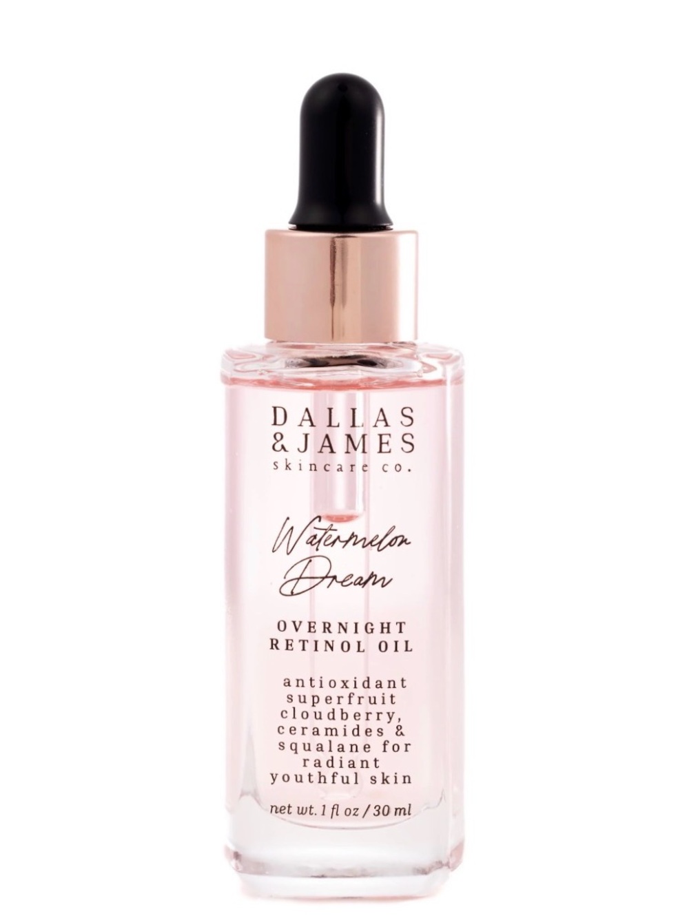 Dallas & James:  Watermelon Dream Overnight Retinol Oil